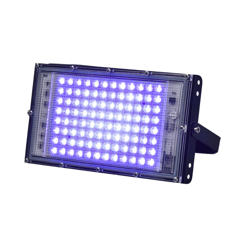 Amazon Uv Ultraviolet Lamp Portable Fluorescent Lighting Outdoor Waterproof Purple Light Dimmable Floodlight Cross-Border