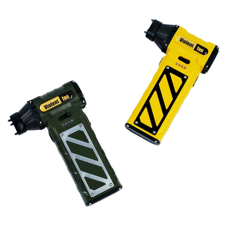 Cross-Border New Car-Mounted Turbo Fan Outdoor Handheld Fan Camping USB Brushless Motor Mini Violent Fan