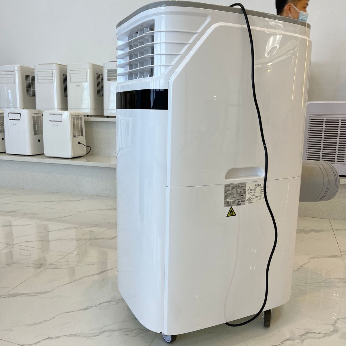 5 Hp Commercial Mobile Air Conditioner Single Cooling Installation-Free All-In-One Machine Without Drainage 4 Hp Industrial Cabinet Machine Export Domestic Sales Agent