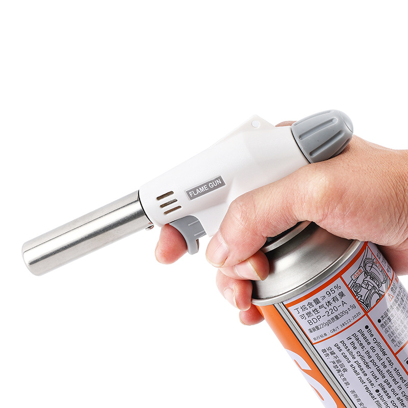 920 Cassette Flame Gun Household Pig Hair Baking Artifact Outdoor Barbecue Camping Style Ignition Gun Windproof Igniter