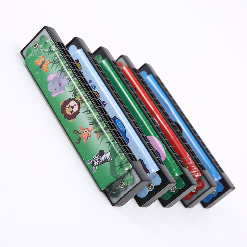 Children's Iron-sheet Harmonica 16-hole Kindergarten Primary School Students Beginners Playing Musical Instruments Harmonica Toys Cross-border Wholesale