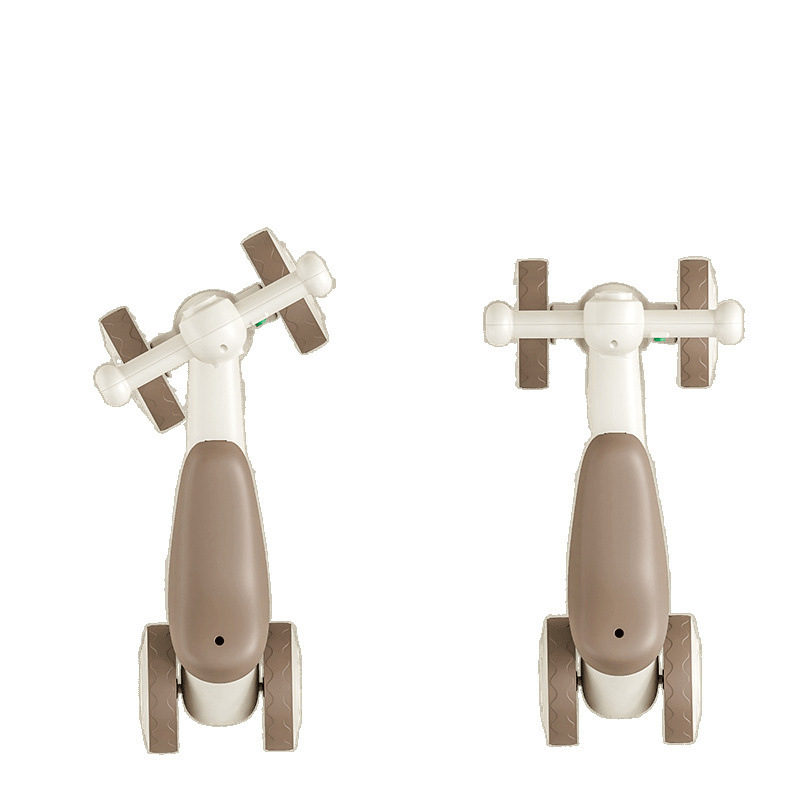 Children's Rocking Horse, Baby Rocking Horse, Infant Wooden Horse, Three-In-One Multi-Purpose Walker, Four-Wheel Balance Glider Ld