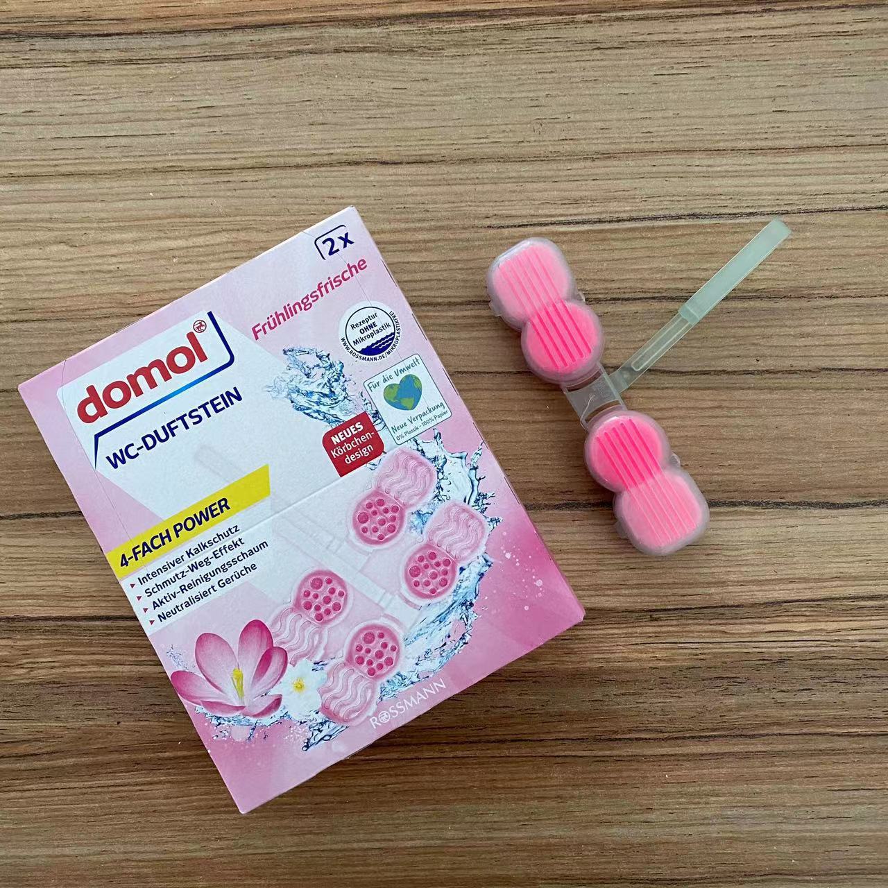 German Domol Toilet Hanging Ball Toilet Hanging Cleaner Toilet Flushing Incense Stone 2 Hanging 96g Wholesale