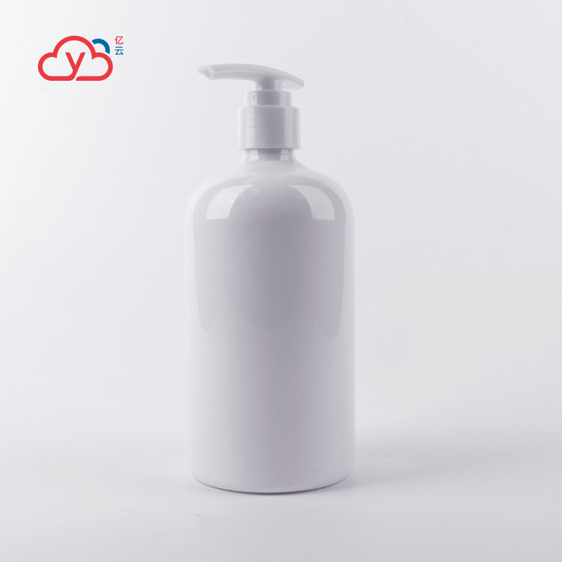 Factory Direct Pet Lotion Bottle 450ml Cylindrical Oblique Shoulder Bottle 24/410