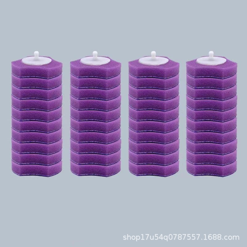 Disposable Toilet Brush Replacement Head Bathroom Toilet Cleaning Sponge Head Toilet Cleaner Brush Head