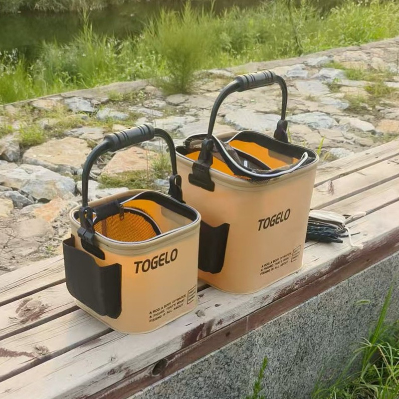 Fishing Bucket for Fishing, Portable Foldable Fish Protection Bucket, Portable Outdoor Fish Box, Live Fish Bucket