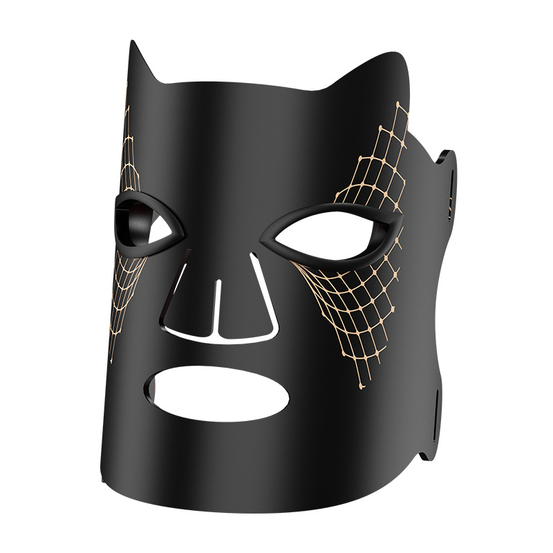 Cross-Border New Photon Rejuvenation Beauty Mask Led Red and Blue Light Silicone Mask Beauty Instrument Facial Mask Instrument