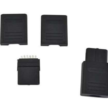 Прямые продажи высококачественного 12P полного разъема N64. Черная оболочка (фосфорная медь с золотым покрытием)