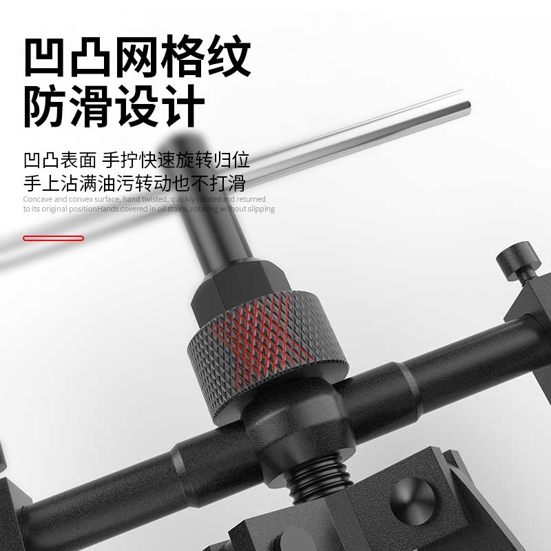 Inner hole bearing puller inner circle inner tooth puller three-claw code puller bearing puller special tool puller