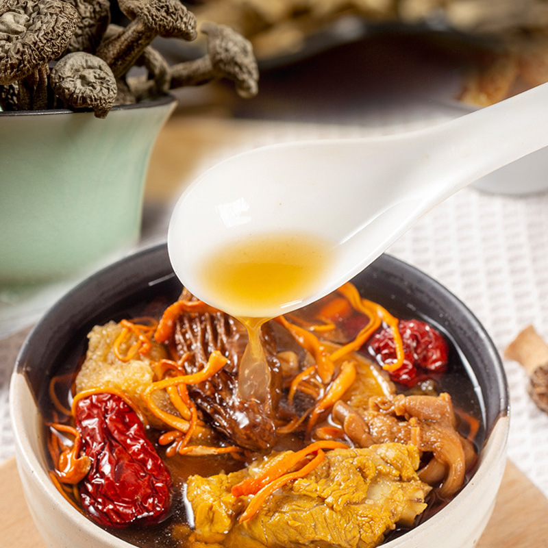 Colorful Mushroom Soup Dumplings, Edible Mushrooms, Velvet Antler Mushrooms, Matsutake Cordyceps Flower Mushroom Dumplings, High Quality Mushroom Soup Dumplings