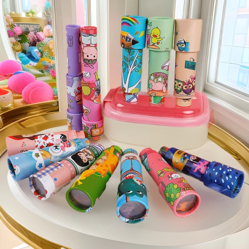 Большой трехсекционный калейдоскоп-пазл креативные многогранные научные и образовательные игрушки для ночного рынка мелкие подарки горячая оптовая продажа