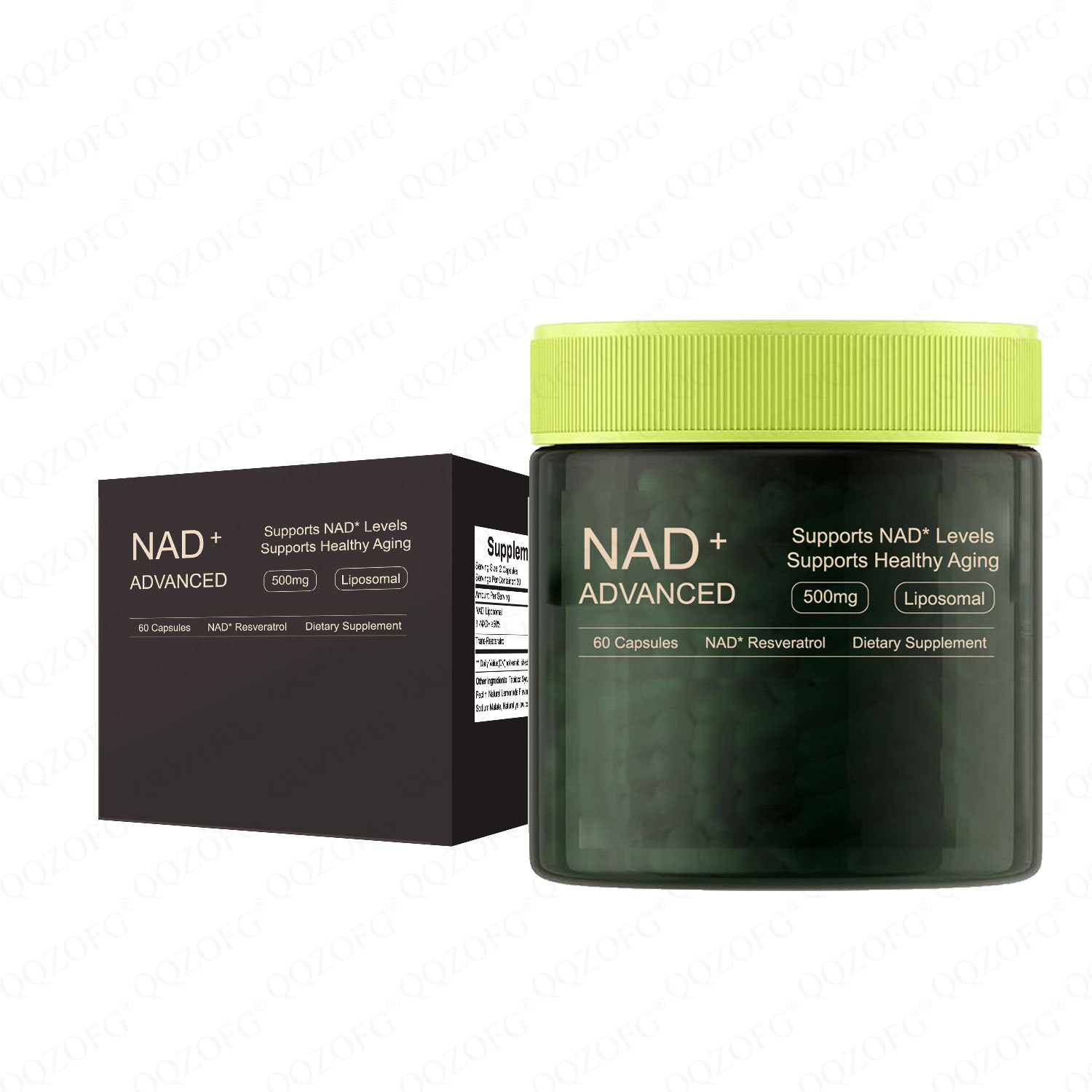 Мгновенная трансграничная поставка 60 капсул Nad+ Обработка на заводе Индивидуальный заказ Oem
