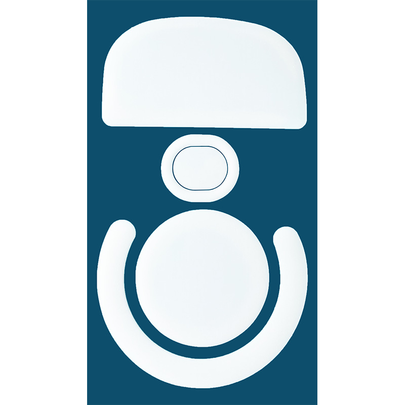Universal Gpw2 Logitech G102 Small Dot Teflon Foot Pads, Smooth and Wear-Resistant Upe Glass Ice Board Mouse Foot Pads