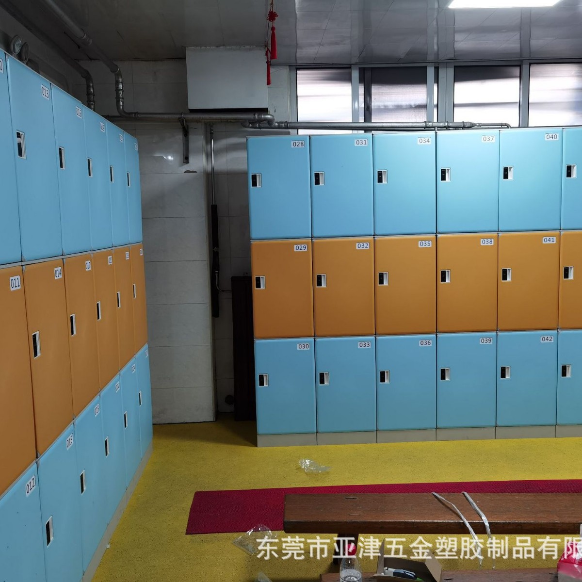 Gymnasium Environmentally Friendly Abs Material Locker Swimming Pool Locker Bathroom Cabinet Waterproof and Moisture-Proof Durable