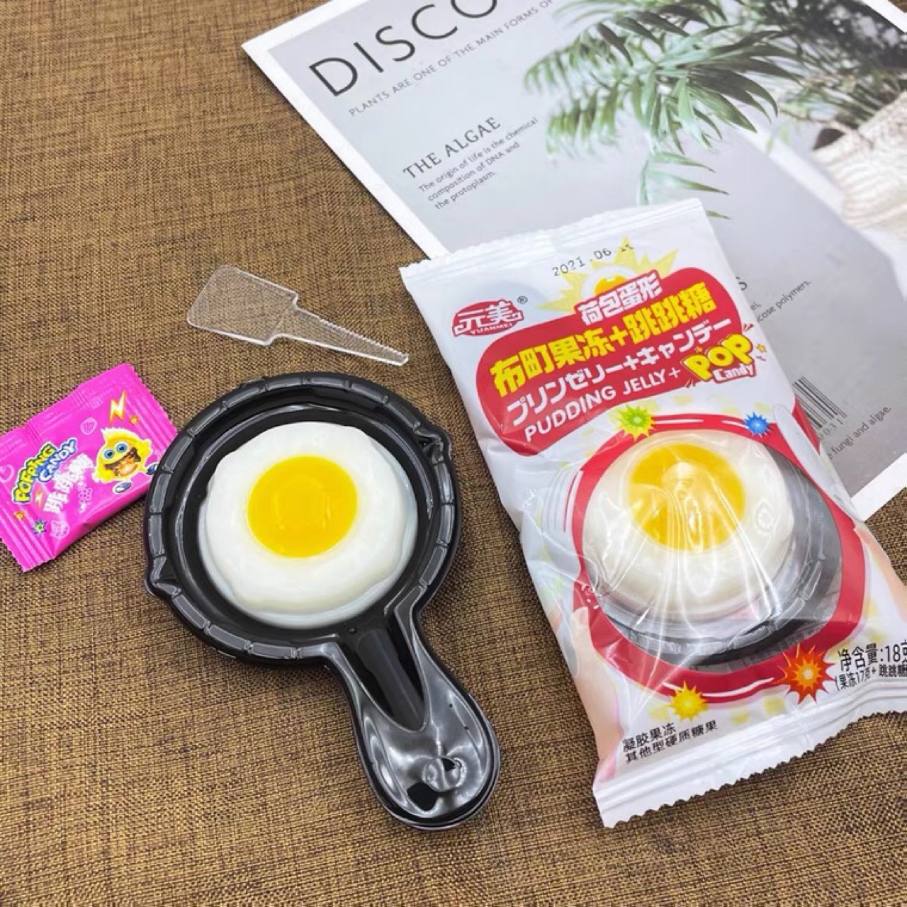 Internet Celebrity Kidsren's Creative DIY Food Play Fried Egg Candy Egg Popping Candy Kidsren's Fun and Delicious Snacks Wholesale