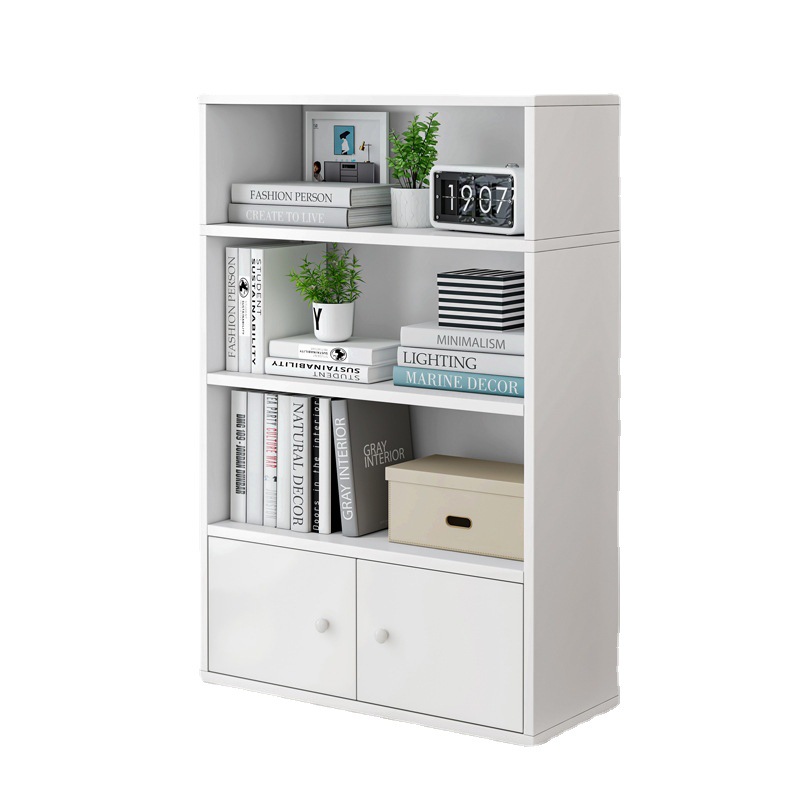 Bookshelf Simple Floor-standing Bay Window Small Book Cabinet Storage Cabinet Combination Balcony Simple Household Multi-layer Storage Rack