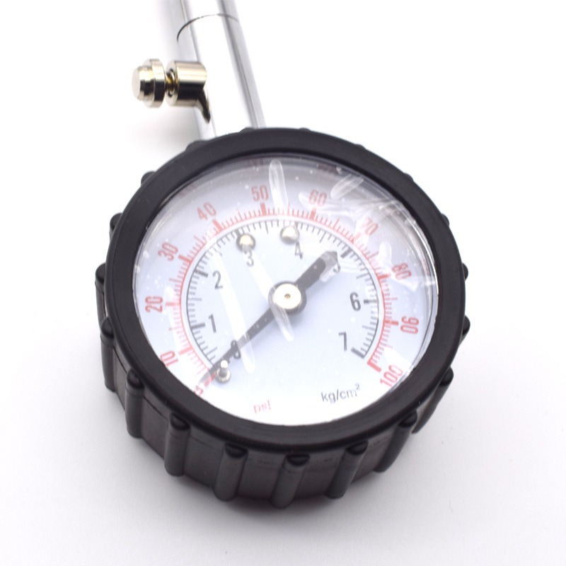High-precision automobile tire pressure gauge multifunctional tire pressure gauge with deflated tire pressure gauge long hose mechanical tire pressure gauge monitor