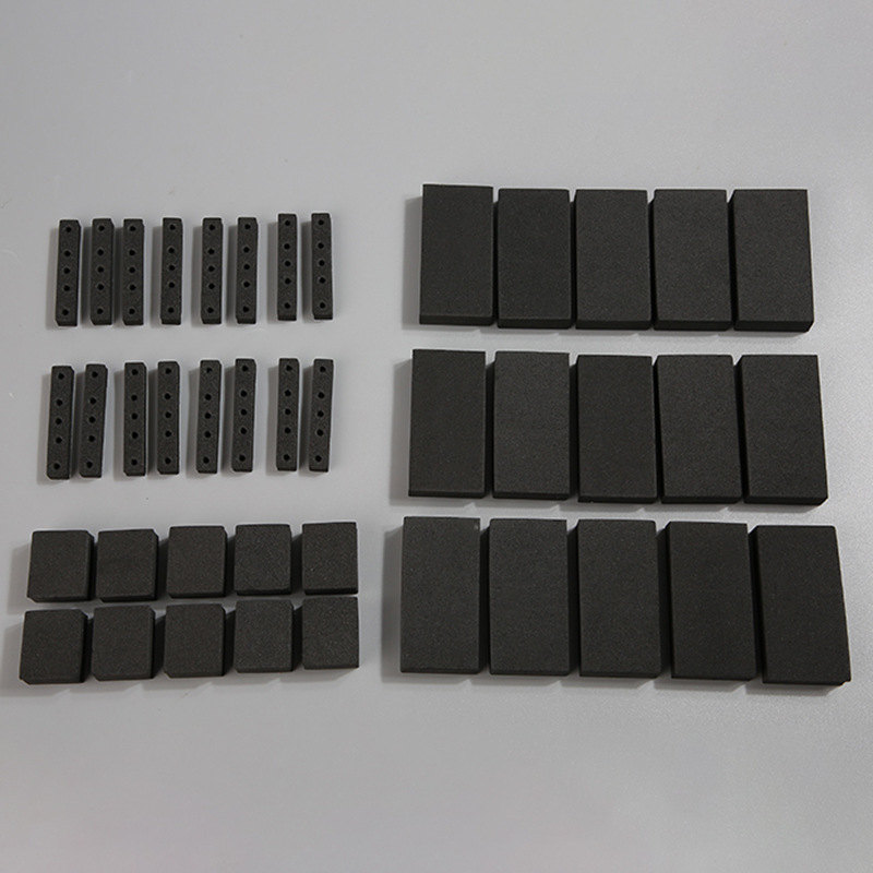 Wholesale Eva Black Foam Shock-Absorbing Single-Sided Adhesive Foam High Rebound Sheet Foam Self-Adhesive Foam Strips