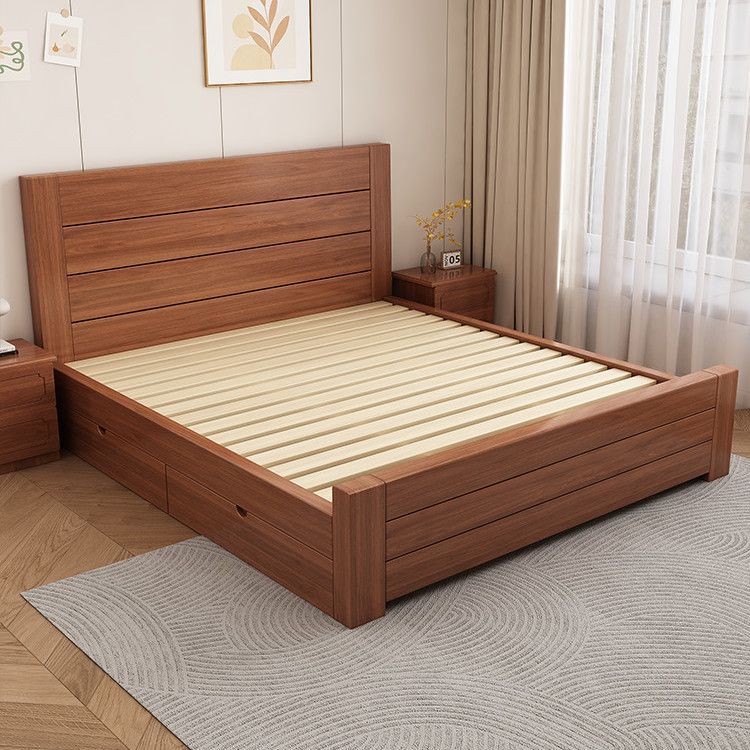 Кровать из массива дерева 1.8м двуспальная, экономичная 1.5м для дома, 1.2м для аренды