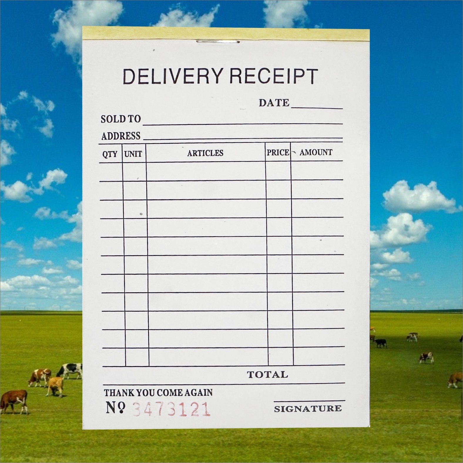 Foreign Trade Delivery Note A4 English Bill Carbonless Paper A5 English Delivery Note A6 English Copy Toothed Line Pad