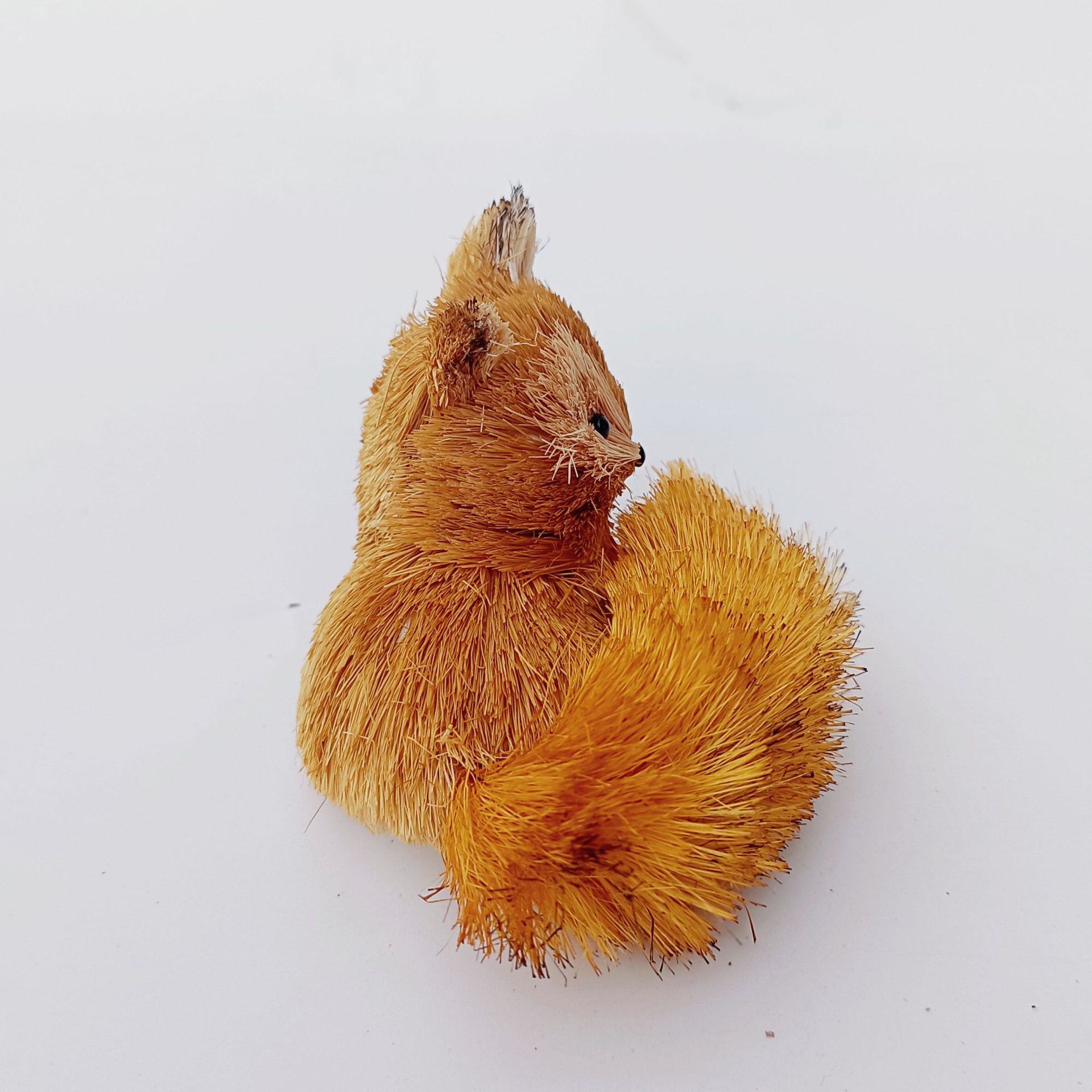 Clearance Sale of Straw-Woven Small Foxes, Sisal Forest-Style Hanging Decorations, Plant Corner Rings, Creative Materials, Liaozhai Cultural and Creative Gift Ornaments