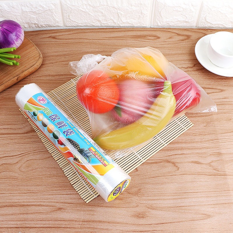 Yayi Fresh-Keeping Bags 100 Large, Medium and Small Disposable Point-Break Fresh-Keeping Bags Food Contact Food Bags