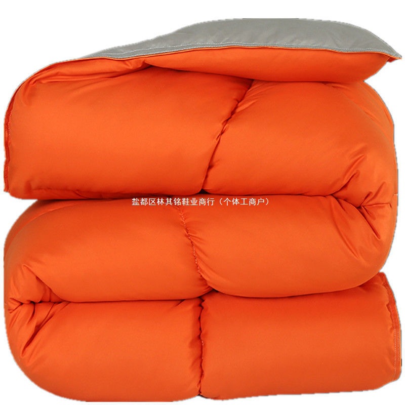 Down Quilt 95 White Goose down Quilt Core Air-Conditioned Quilt Winter Bedding Single and Double Student Four-Season Universal Quilt Clearance