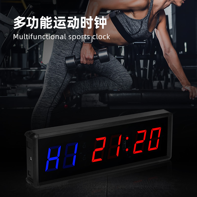 Competition Training Fitness Timer Sports Countdown Custom Cycle Timing Led Digital Timer