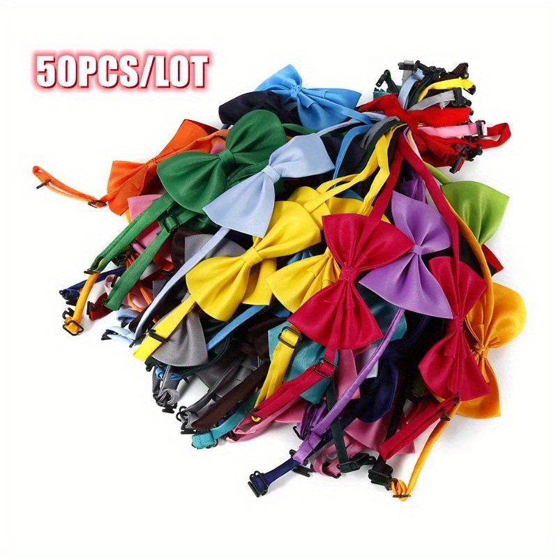 2026 Новый кросс-бордерный дропшиппинг 50 различных бантиков для домашних животных