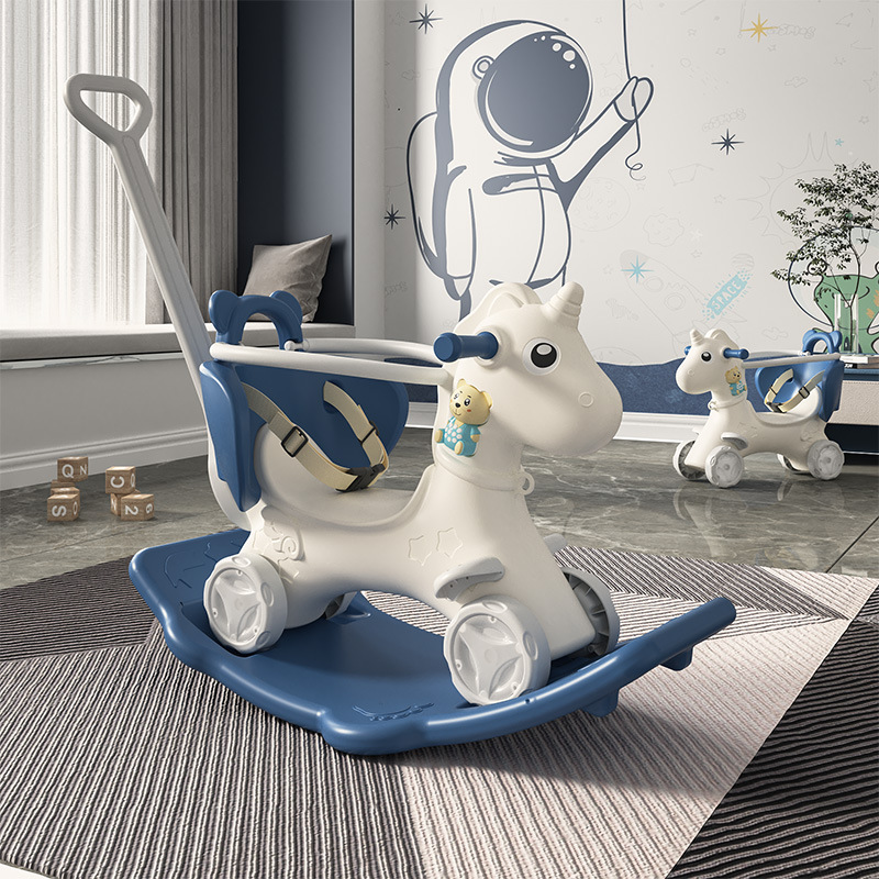 Деревянная качалка для детей, 2 в 1, игрушка для балансировки, маленькая деревянная лошадка