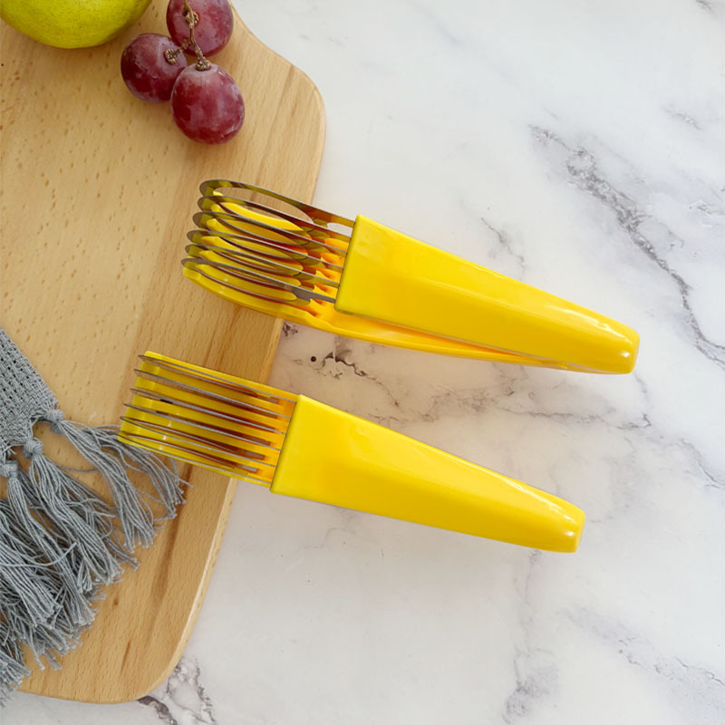 Stainless Steel Banana Slicer for Slicing Ham Sausage, Fruit Platter Tool for Dividing and Cutting Bananas