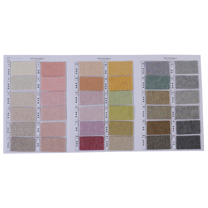 Manufacturer Customizes Tencel Velvet Long-Haired Double-Sided Woolen Coat Fabric, 70% Wool, Comfortable Autumn and Winter Clothing Fabric