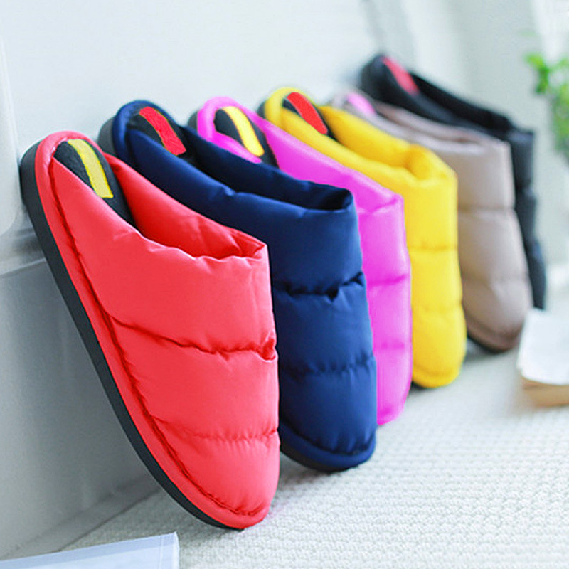 Осенние и зимние хлопковые тапочки для женщин, утолщенные и теплые, нескользящие домашние тапочки для пар, хлопковые тапочки для мужчин на улицу