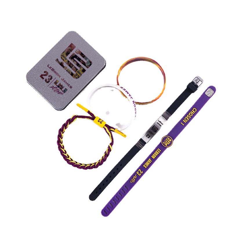 Basketball bracelet wholesale Curry nba star shoelace bracelet basketball surrounding Kobe luminous silicone sports bracelet