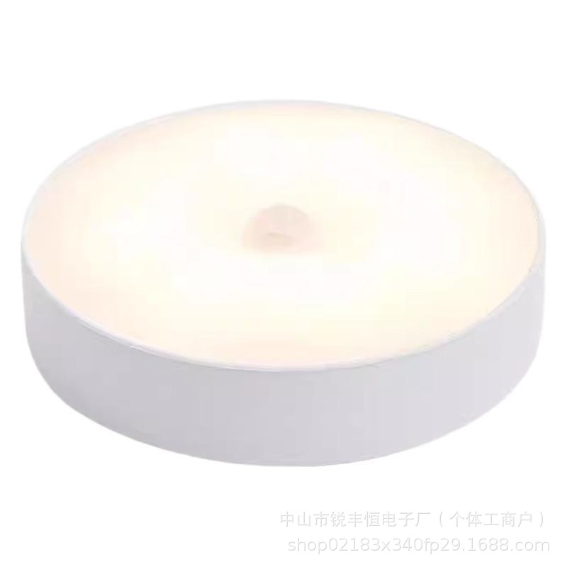 Wholesale Foreign Trade Cross-Border Human Body Sensor Night Light Led Small Sensor Light for Corridor, Wardrobe, Bedroom, Bedside, Dimmable