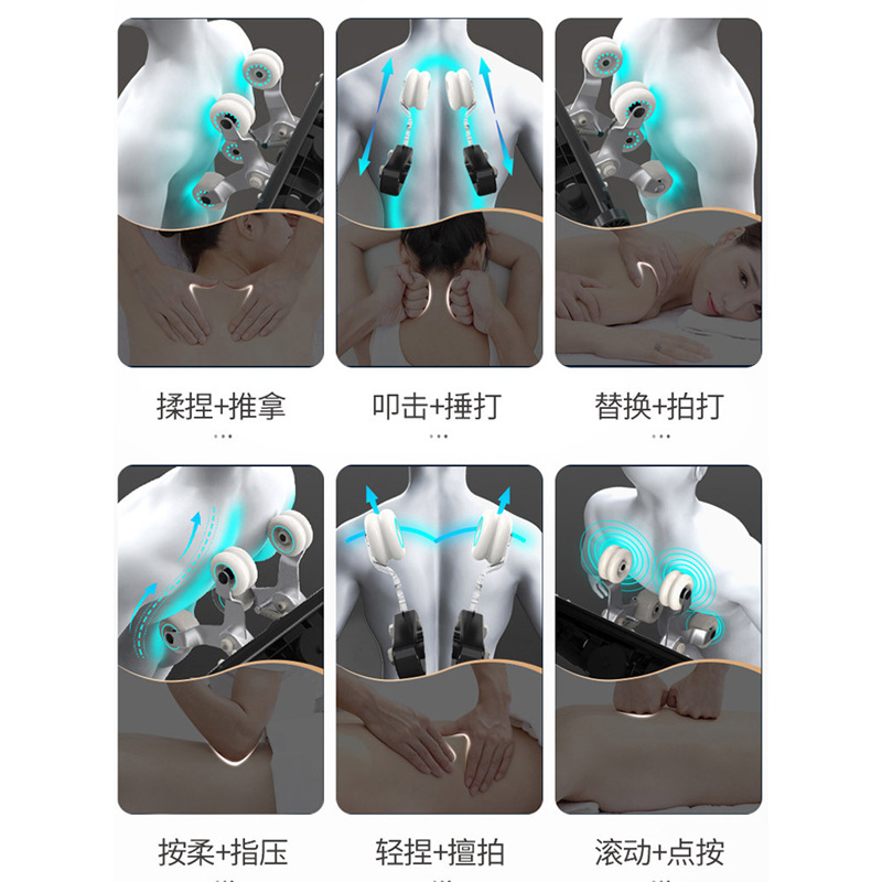 Ming Rentang Massage Chair SL Rail Luxury Household Commercial Zero Gravity Space Capsule Electric Full Body Massage Chair Factory Goods