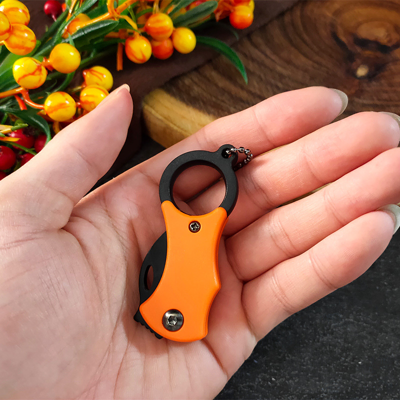 Mini Knife Portable Dismantle Express Folding Fruit Knife Convenient Key Knife Household Melon Knife Peeler Knife Eagle Claw Knife