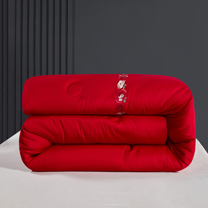 Winter Wedding Warm Quilt, Wedding Dowry Quilt Core, Goose down Cotton Quilt, Non-Shedding Cotton, Newlywed Gift, Three-Dimensional Wedding Quilt