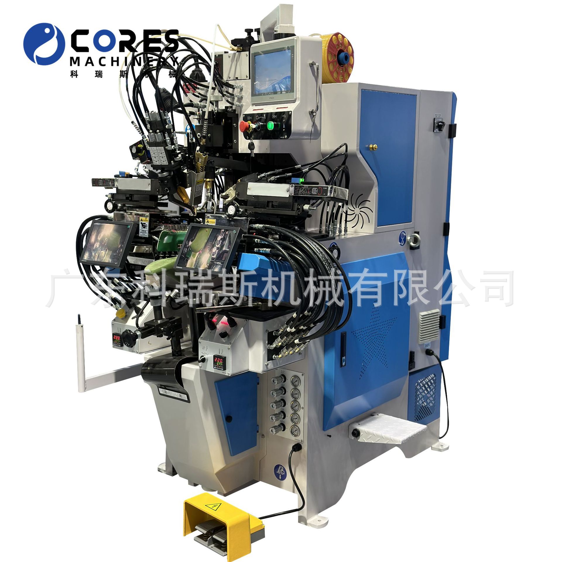 Factory Direct Supply, Servo Control and Visualization All-In-One Machine, Classy Mid-Back Upper Glue Pressing Machine