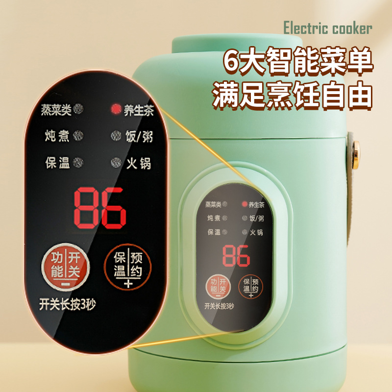 Smart Mini Health-Preserving Electric Stew Cup, Small Electric Hot Pot, Office Portable Soup and Porridge Cup, Small Electric Pot Gift