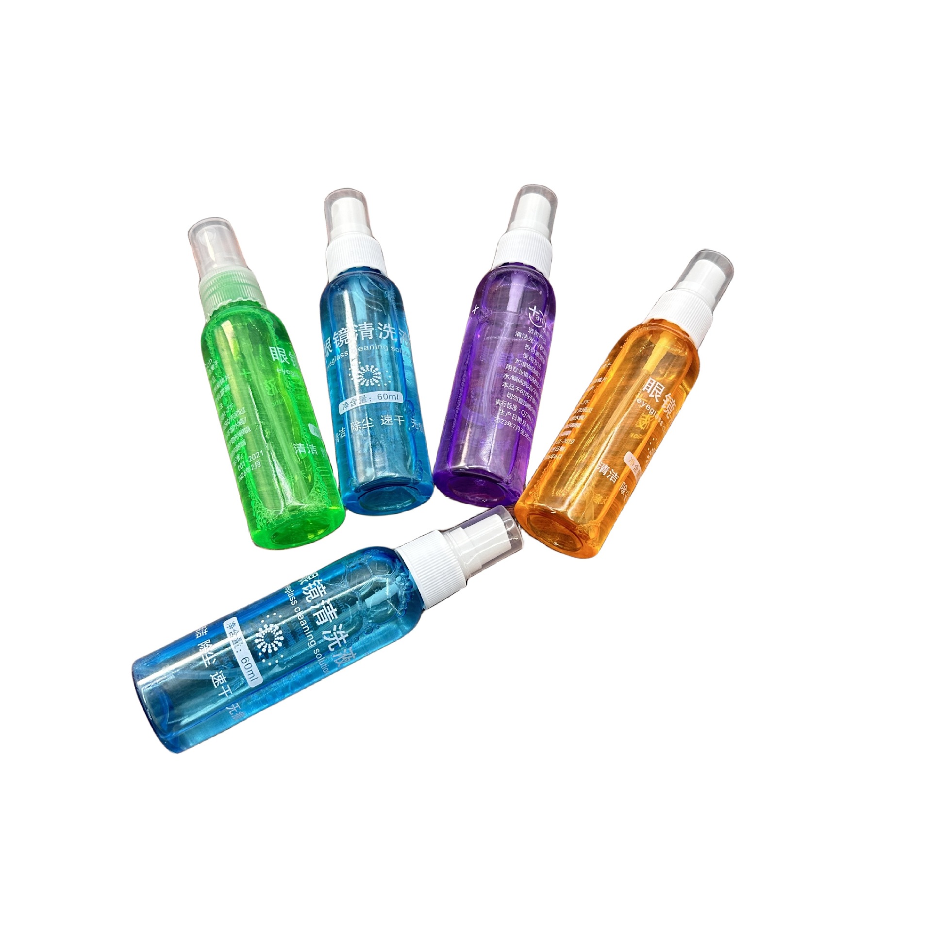 60ml Lens Cleaner Glasses Water Care Solution Screen Cleaning Liquid Lens Care Cleaning Spray
