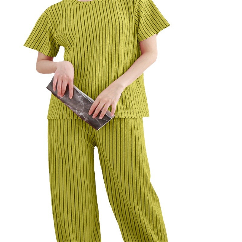 Children's summer new solid color short sleeve suit Korean leisure home clothes suit boys and girls clothes wholesale