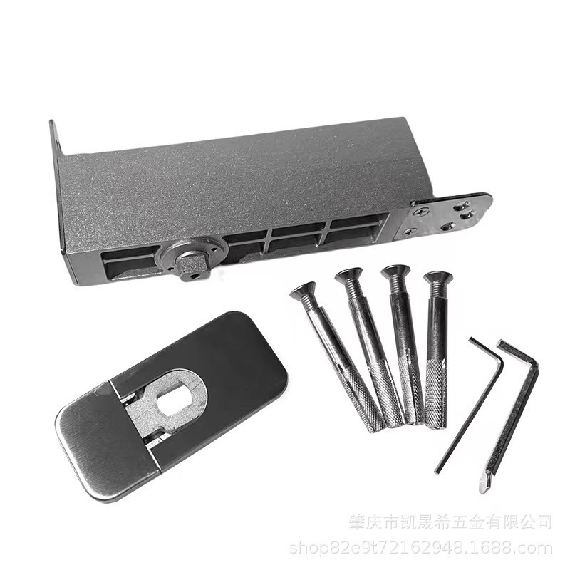 Manufacturer Wholesale Punch-Free Aluminum Alloy Floor Spring Frameless Glass Door Wooden Door No Digging Hidden Professional Accessories