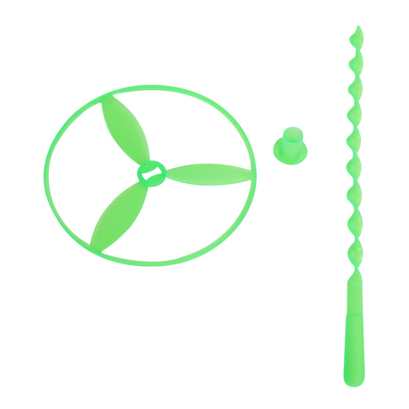 Bamboo Dragonfly Nostalgic Large Flying Fairy Children's Toy Outdoor Flying Vehicle Hand Push Frisbee Pull UFO Hand Rubbing