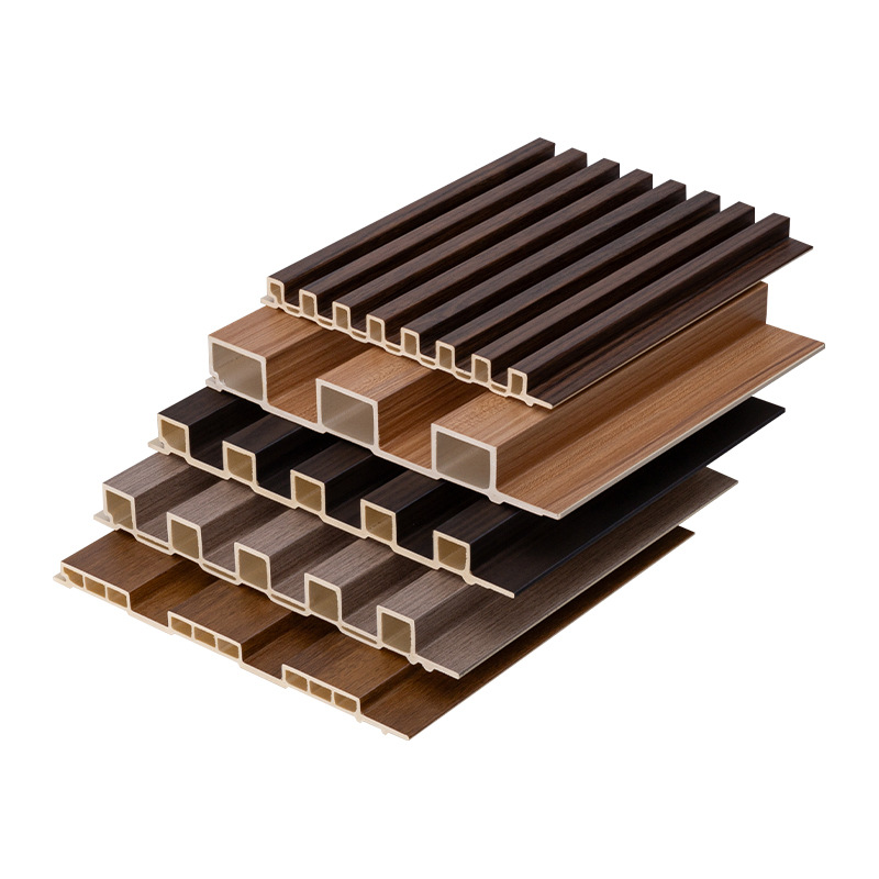 Source manufacturers wholesale bamboo fiber grille board background wall tooling home decoration materials Great Wall board pvc wall panel