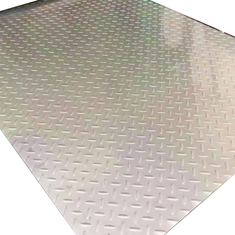 Factory supply 201 stainless steel checkered plate pedal workshop anti-skid 304 316L checkered plate in stock