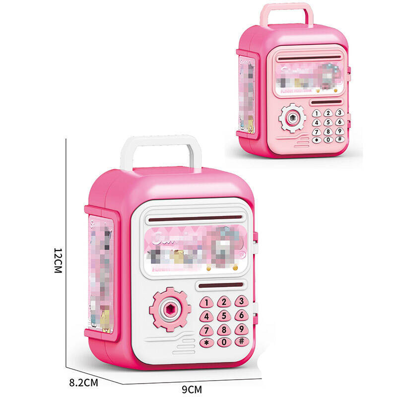 Children's Safe Savings Tank Password Box Piggy Bank ATM Machine Cartoon Deposit Machine Kabi Bala Toys Cross Border