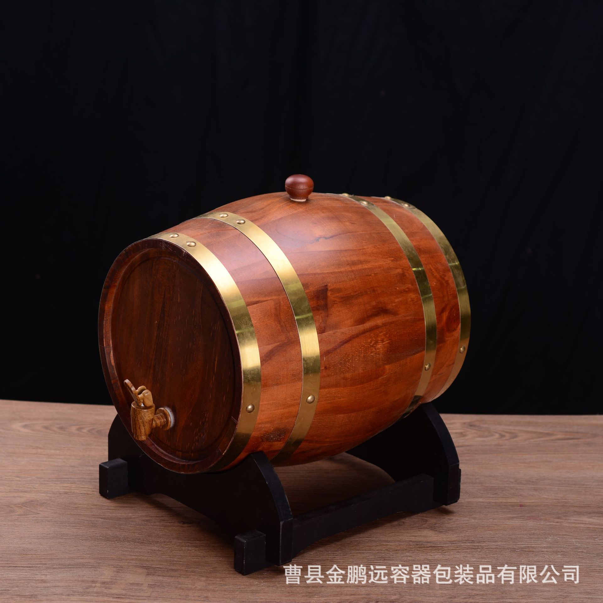 Direct Supply of Oak Barrels for Homemade Wine, Household Stainless Steel Liner, Multiple Specifications for Red Wine and Beer Brewing Barrels