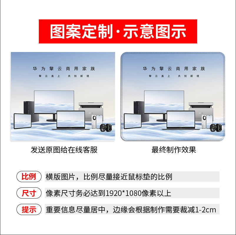 Mouse Pad Customized Advertising Gifts Customized with Pictures Computer Desk Pad Thickeneded Non-Slip Leather Mouse Pad Extra Large Stain-Resistant