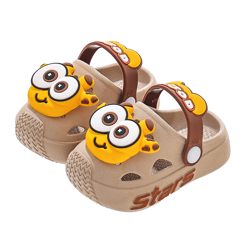 Children's Slippers Summer Girls' Baby Indoor Soft Bottom Non-slip Cartoon Cute Sandals and Slippers Boys Beach Hole Shoes